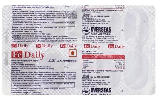 Fe Daily - Strip of 10 Tablets