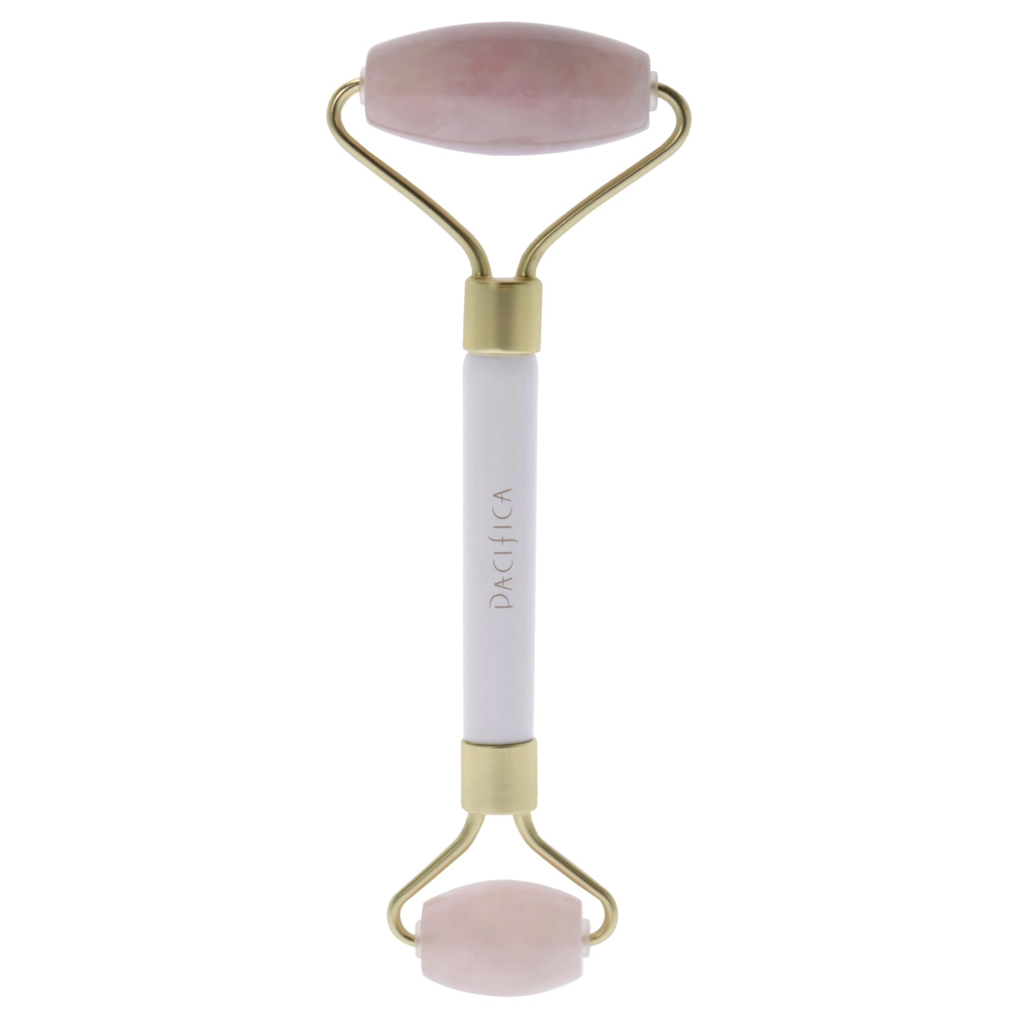 Pacifica Beauty Rosenquarz Gesichtsroller für Gesicht, Augen, Hals, Körpermuskulatur, Entspannung & Behandlung von feinen Linien und Falten, Gesichtsschönheitsroller Hautpflege-Werkzeuge