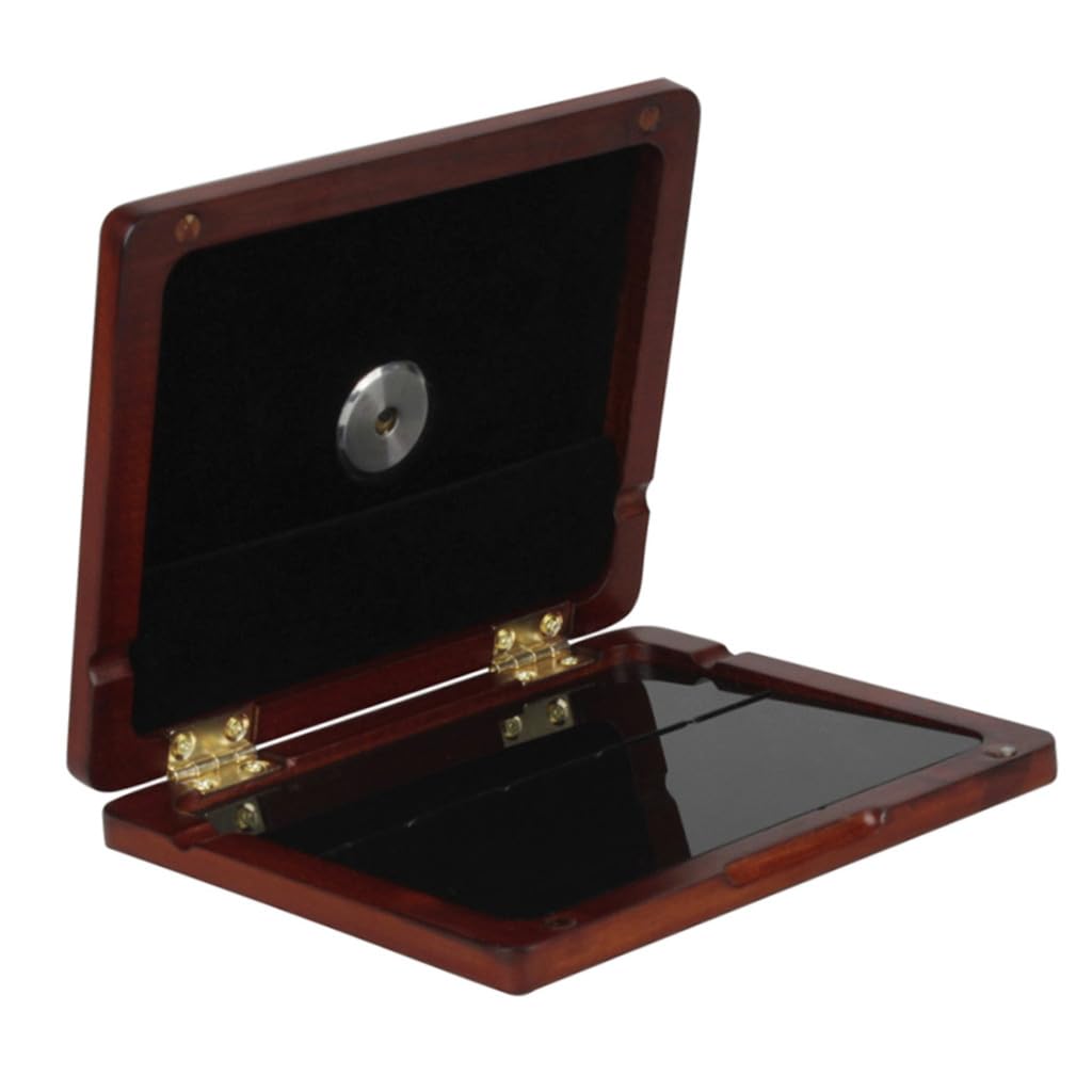 Porta Ance per Oboe 5 Pezzi in Legno con Igrometro | Chiusura Magnetica, Protegge L’ancia Dall’umidità, Custodia Compatta per Accessorio Musicale
