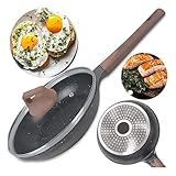 Frigideira antiaderente 24 cm em alumínio revestida em cerâmica com t