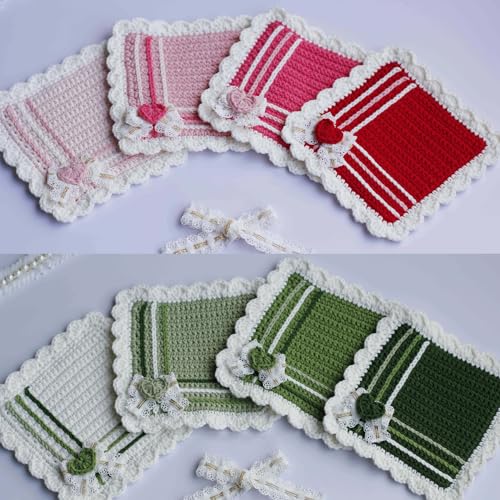 Image of 4 Pieces White Plastic Mesh Canvas Sheets,7 Count 10.3 x 13.4 Inch Plastic Mesh for Embroidery,Knit Crochet Projects, Acrylic Yarn Crafting and Make Dividers (4)