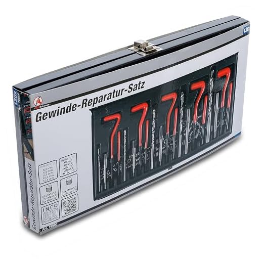 BGS Diy 19500 | Gewinde-Reparatur-Satz | M5 - M12 | 130-tlg.