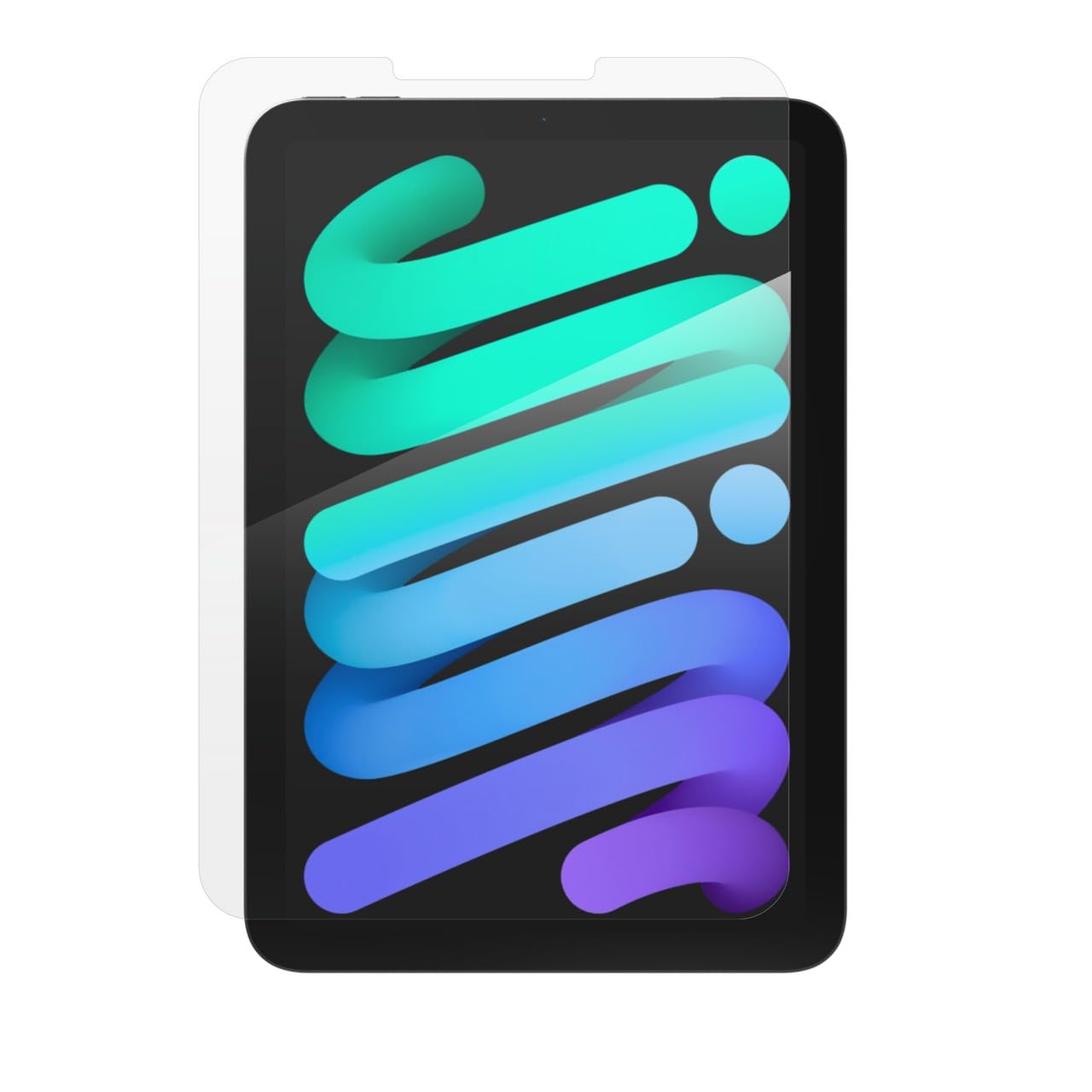ZAGG InvisibleShield Glass Elite - Protector de pantalla de cristal templado para iPad mini [2024] y [6th Gen] [8.3 pulgadas], antimanchas, antiarañazos y antigolpes, instalación rápida (transparente)