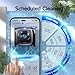 WYBOT Pool Vacuum for Inground Pools, 4-in-1 Cordless Robotic Pool Cleaner for Above Ground Pools, Triple-Motor up to 1,614 Sq.ft, Wall & Waterline Cleaning, WiFi & Bluetooth Connect (Grey Blue)