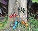 GIFTME 5 Metal Ant Garden Decor Set of 4 Colorful Outdoor Garden Yard Art Wall Sculptures