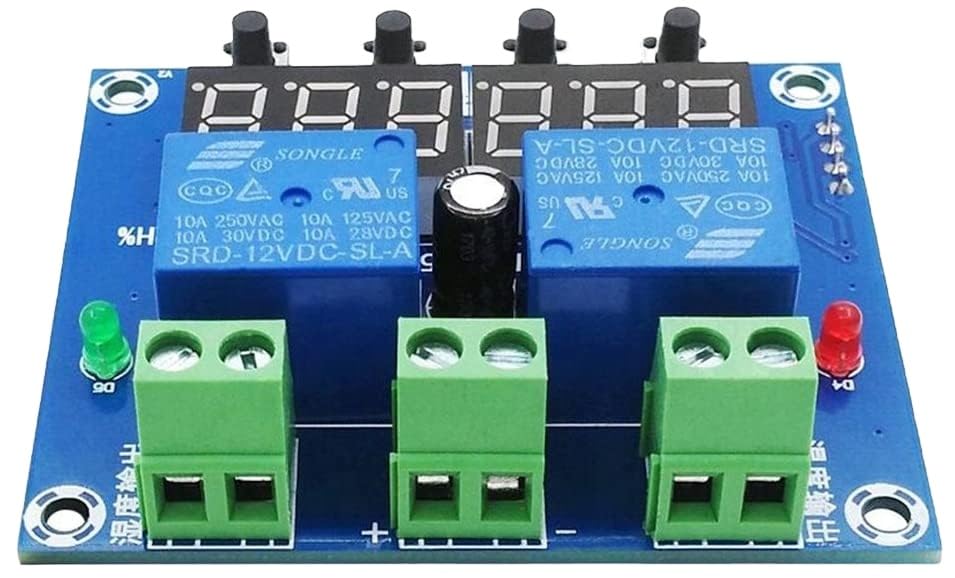Image of TM&W XH-M452 Thermostat Temperature Humidity Thermometer Hygrometer Controller Module DC 12V LED Digital Display Dual Outputs for Egg Incubator