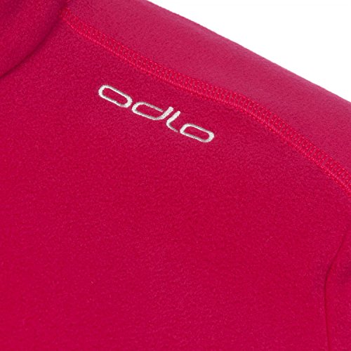Odlo Midlayer 1/2 Zip Orsino Felpa, Cerise, Large
