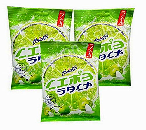 Amazon Com Lime Salt Candy 100 G X 3 25 Pcs Per Pack Hart Candy With Vitamin C Powder Filled By Thailandgoods Grocery Gourmet Food