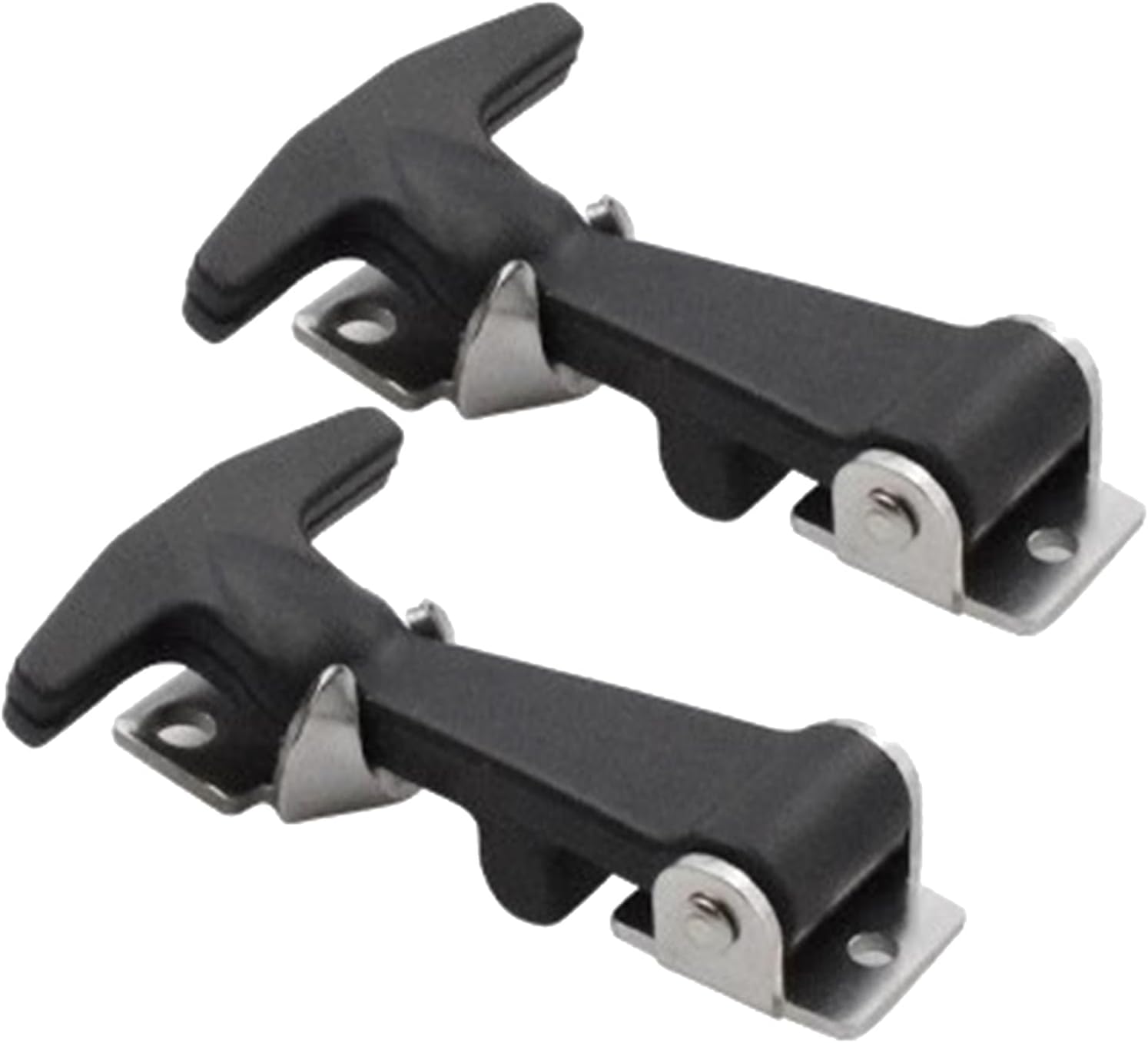 Rubber Hood Catch Kit - 2pcs Elastic Stainless Steel Rubber Hood Catch | Flexible Vehicle Bonut Latch | Automotive Stylish Cargo Latches | Boxes Drawer Accessories for Trucks Rvs Vehicles