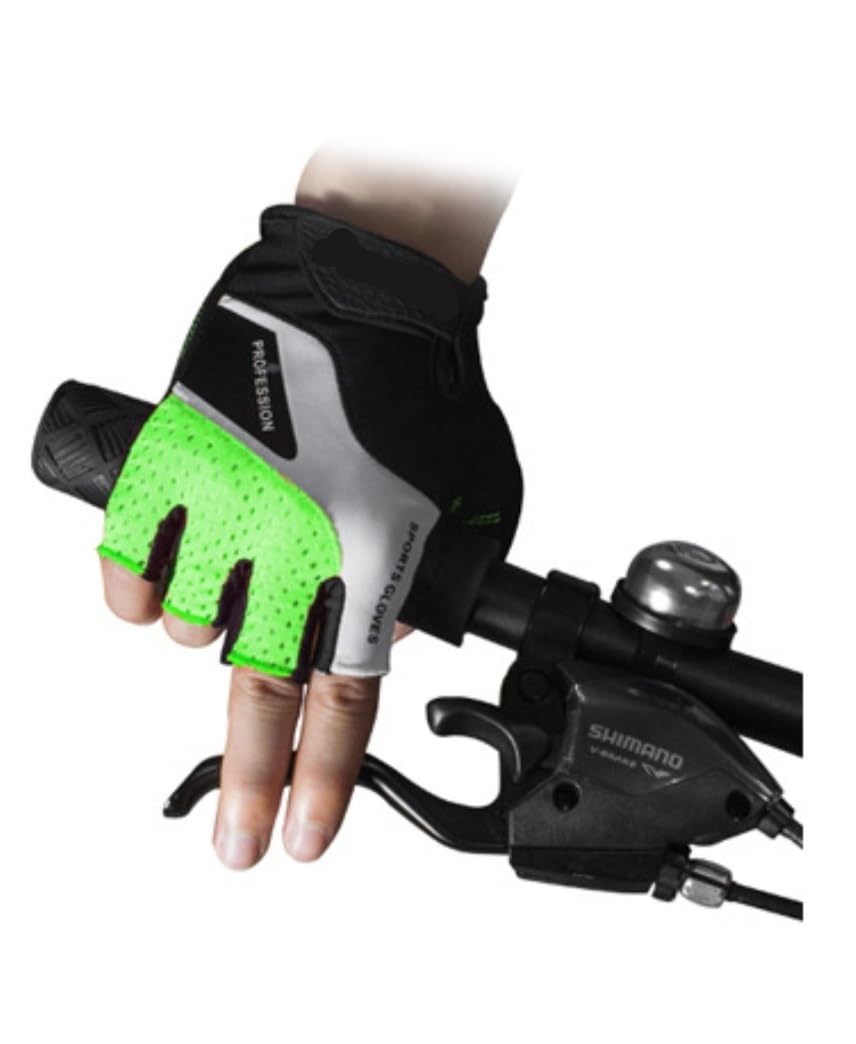 Fahrradhandschuhe Handschuhe Für Männer, Belüftete Gewichtheberhandschuhe Mit Integrierten Handgelenkbandagen, Volle Handfläche Radsporthandschuhe