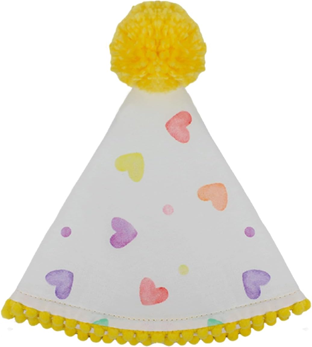 Chapéu Luxo Happy Birthday Coração Colorido, M 1un