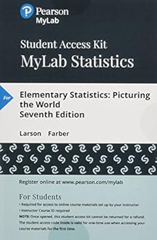 Elementary Statistics: Picturing the World Books a la carte Plus MyLab Statistics with Pearson eText -- Access Card Package (7th Edition)