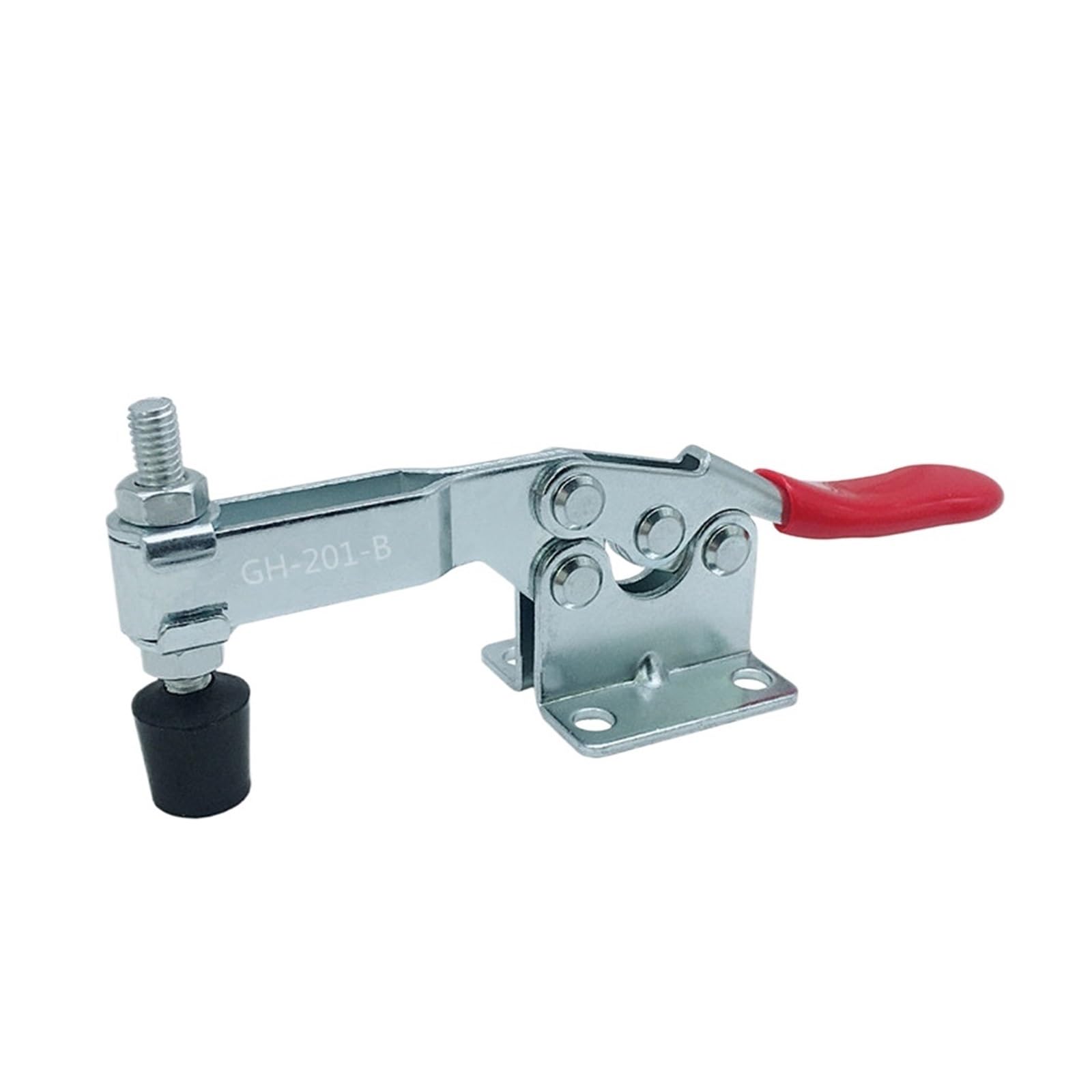 Morsetti orizzontali 4 pezzi GH-201B Morsetto a levetta Set di bloccaggio orizzontale a sgancio rapido 90Kg Utensile manuale con clip verticale resistente