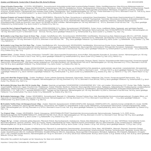 Snack Box XXL | Internationaler Mix: Chips, Nüsse & herzhafte Snacks | Inkl. Kult-Drink & Japanischem TCG Booster | Candy & Bar®