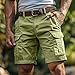Mens Fashion Cargo Shorts, Plus Size Casual Relaxed Fit Multi-Pocket Shorts, Premium Cotton Summer Cargo Pants