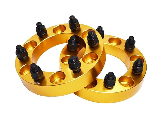 ハイエース 200系 ワイトレ 6H 2枚組 PCD139.7-1.5 30mm ワイドトレッドスペーサー (金)