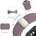 AK Magnetic Braided Strap for Amazfit Bip 6 / Bip 5 Band, Amazfit GTR 4 Bands, 22mm Soft Nylon Sport WristBand Compatible with Amazfit Bip 6 / Bip 5 / GTR 4 Women Men (Smoke Violet)