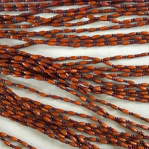 Séparateur de pièce en perles de bois pour bloquer les insectes et décorer - 4