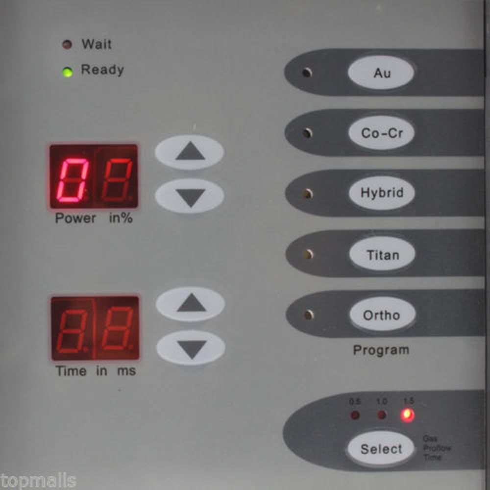 Front Panel of a Jewelry Spot Welder
