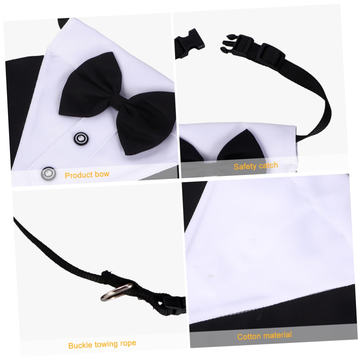 Angoily 3ensembles Bandana pour Chien Écharpe Triangulaire Élégante pour Animaux Bavoir Confortable pour Chien pour Éviter Les Salissures Lors des Repas