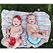ALVABABY Baby Cloth Diaper 6 Pack with 12 Inserts One Size Cloth Diaper Covers Adjustable Washable Reusable for Baby Girls and Boys