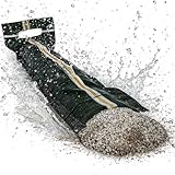 3 Stück Hochwasser Sandsäcke gefüllt, GEFÜLLTE Silosandsäcke, Griff, Zugband und Tragegriffen, Sandsäcke gefüllt, UV-beständiges hochwertiges Monofilgewebe (gefüllt mit Sand)
