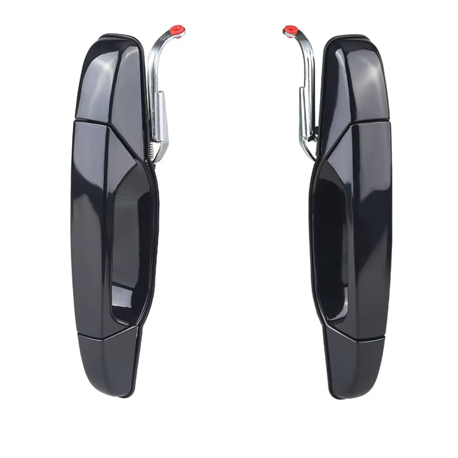 Amxaqjc for Cadillac for Escalade Pickup 2007-2013 5960521 25960526 Exterior Chrome Door Handle Car Side Door Handle(Black Rear Side)