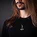 Baldur Jewelry - Viking Thors Hammer Necklace Pendant - Hammered Mjolnir Thor Pendant Necklace Protective Amulet - Thor Necklace - Thor Gifts for Men - Viking Necklace for Men