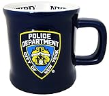 Große New York Cops – NYPD Navy Blau Kaffee Tasse offiziell lizenziert von New York Police department- hergestellt von citydreamshop. COM