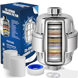 Generisch 25-Etapowy Filtr Prysznicowy Chromowany