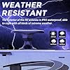 Outdoor RV TV Antenna for Camper, Digital 4K HDTV RV Antenna Roof Mount with Booster for Local Channels, 360° Omni-Directional, Long Range, 16.4FT Cable, for Smart TV, Trailer, Truck, Caravan