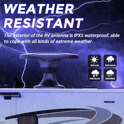 Outdoor RV TV Antenna Digital 4K