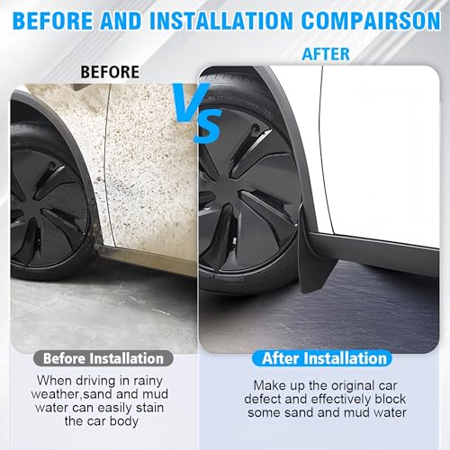 Accesorios de guardabarros para coche Tesla Model Y 2020-2024 5