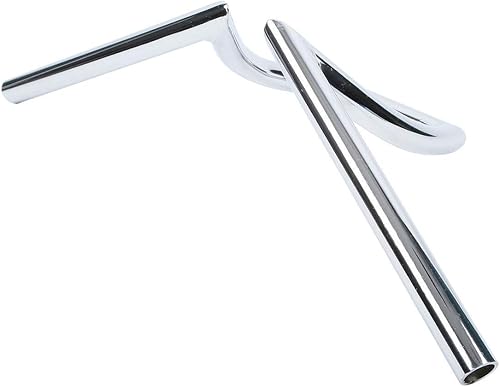 Miniatura 6 de TCMT Manillar de arrastre cromado para todas las motocicletas de 1 pulgada Z Bar Honda, Yamaha, Suzuki, Kawasaki, Triumph, BSA, Indian Victory