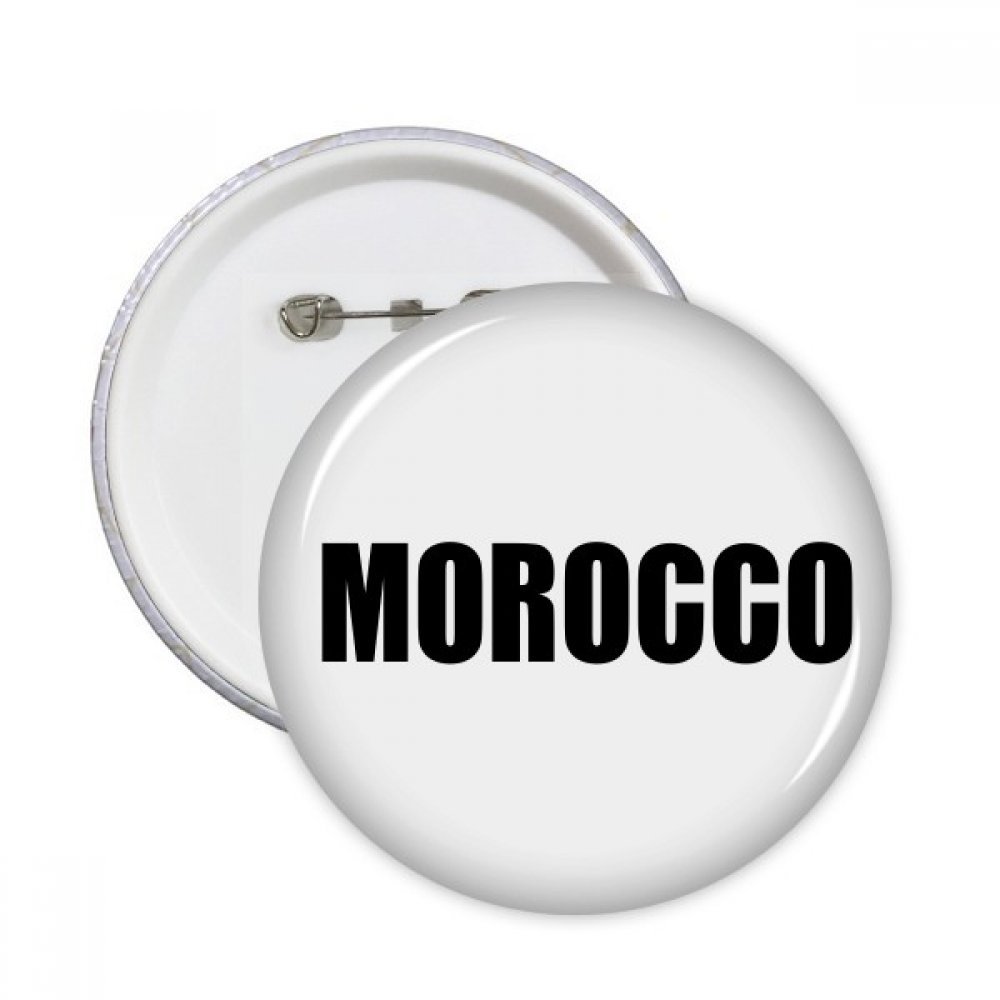 Cadeau Maroc unique : badge de décoration multicolore pour vêtement