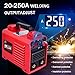 Welder Machine,Upgraded MMA-250A 110V Welding Machine,IGBT Digital Display LCD,Hot Start Anti-stick Stick Welder,Complete DIY Tool Kit for Portable Mini Welder,Strong Heat Dissipation MMA Welder …