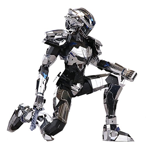 MU 3D Metal Puzzle Nano Core Bader Knights Armor Assemble Model Kit YM-L028 DIY 3D Laser Cut Jigsaw Toy