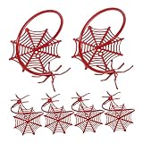 Design unico a : gli per tovaglioli a tema aggiungono un tocco spettrale e alle impostazioni da tavola Halloween, migliorando l'atmosfera con i intricati dettagli alla