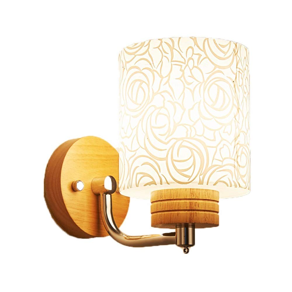 OZBMA Wall Mounted Light Nordic Fashion Simple Bedroom Bedside Lamp Dining Room Living Decoration Sconce Corridor Staircase Lighting E26/E27 Holder Reading