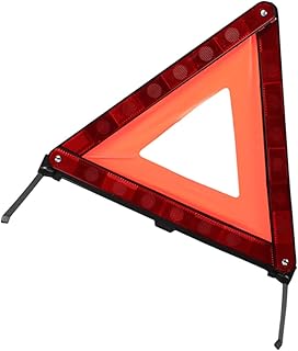 ibasenice 1Pc Logotipo Auto Refletor De Segurança Emblemas O Sinal Triângulos De Advertência Para Veículo Carcan Triângulo Luz De Advertência Ponto Triângulo De Advertência Carros Carros As