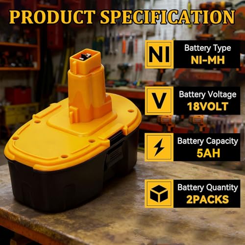 BATWAYPRO 18V 5.0Ah Ni-MH Battery