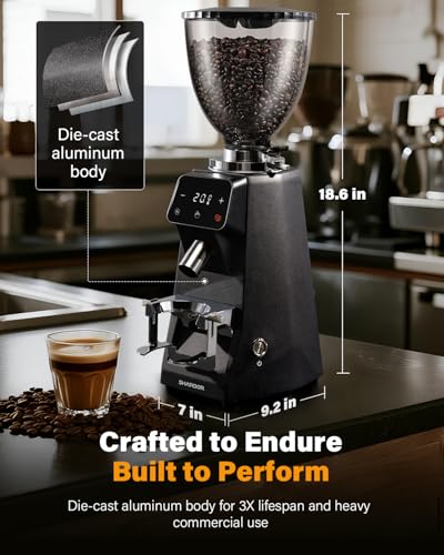 Industrial espresso grinder