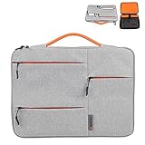 Puluz Laptop Sleeve 13-13.5 inch Notebook Computer Handbag Compatible with MacBook Air, MacBook Pro, Ipad Pro, Surface Pro (13 inch, Grey)