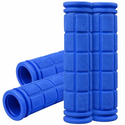 Image of CHUNZEXI 4 PCS Bike Handlebar Grips, Rubber Bicycle Bar Grips Replacement, Non-Slip Handle Grips for Kids Bikes, Scooters, BMX, Mountain & Cruiser Bikes