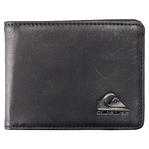 Quiksilver Men's Slim Rays Travel Accessory Bi-fold Wallet, Black, Medium, SLIM RAYS Portfolio 2 volets3