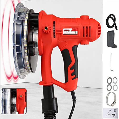 Niligan Handheld Gipsplaatschuurmachine, Gipsplatenschuurmachine Instelbare snelheid 1250w, Gipsplatenschuurmachine… - Afbeelding 4