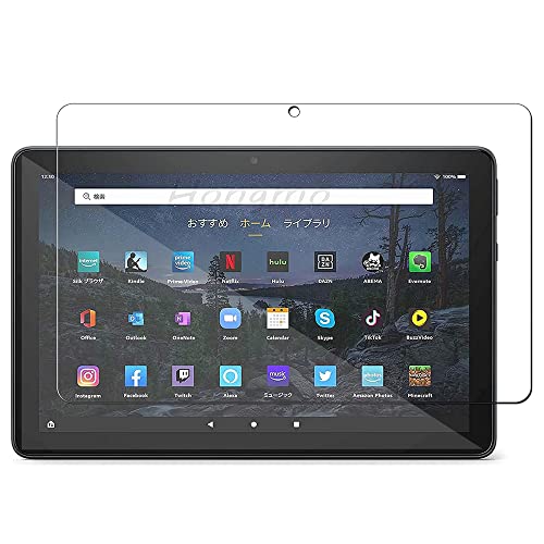 TDITD FOR Fire HD 10 Plus / Fire HD 10 用 フィルム 2021年発売 第11世代 Fire HD 10 2021 用 保護フィルム 日本板硝子 硬度9H 耐衝撃 Fire HD 10 plus 用 ガラスフィルム 防指紋 ラウンドエッジ加工 0.26mm 高透過 Fire HD 10 第11世代 用 液晶保護フィルム