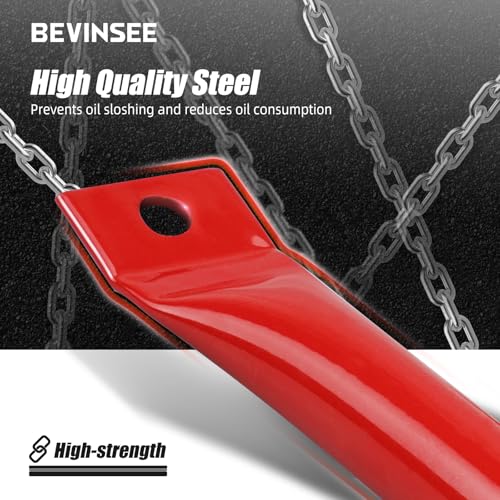 Image of Bevinsee V Cover Braces Kidney Bars Compatible with E90 E91 E92 E93 | 320i 323i 325i 328i 330i 335d 335i 335is 335xi 2006-2013 Aluminum Front Grille Inserts Brace Wrap Stripes Covers, Red