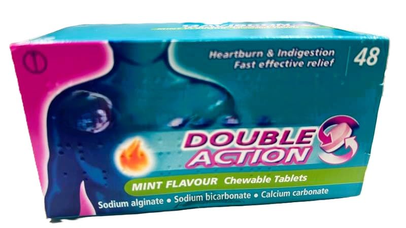 GAV Mint Chewable Double Action 48 Tablets