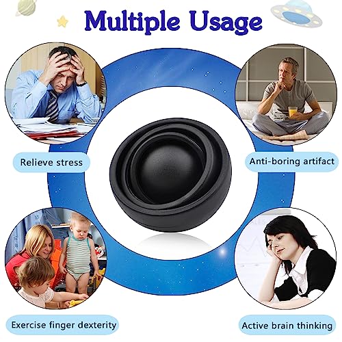Steemjoey 3D Infinite Flip Fidget, Decompression Ball, Anxiety Relief and Fingertip Stress Relieving Sensory Toy for ADHD - Image 4